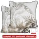 Komplet 2 poszewek dekoracyjnych 45x45 cm – Velvet z lamówką